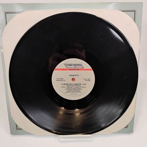 VTG Taffy ~ I Love My Radio 12" Vinyl Maxi-Single 1986 Emergency Records #6561 - Picture 3 of 6